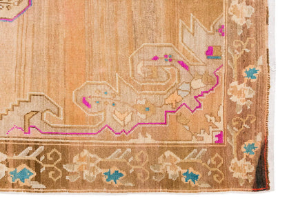 Vintage Large Rug, Oushak Area Rug, 7'4" x 11'6" feet 223 x 351 cm