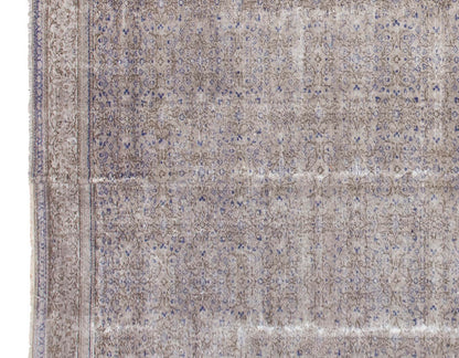 Vintage Large Rug, Oushak Area Rug, 7'7" x 11'8" feet 230 x 355 cm