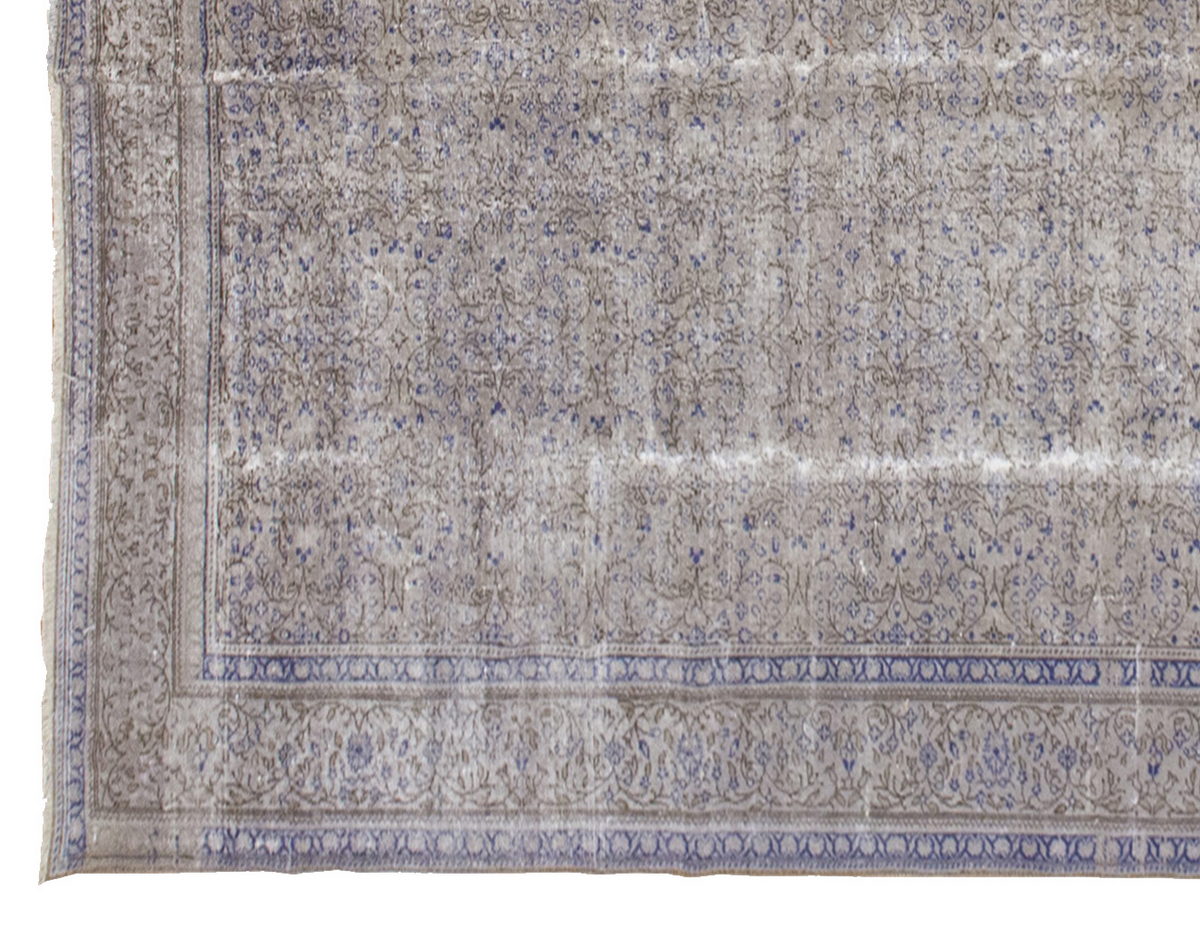 Vintage Large Rug, Oushak Area Rug, 7'7" x 11'8" feet 230 x 355 cm