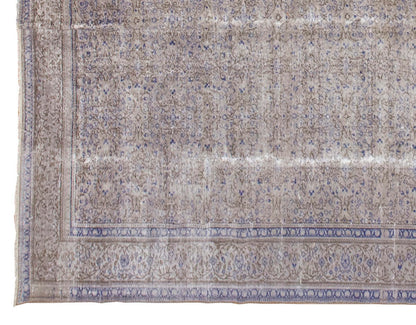 Vintage Large Rug, Oushak Area Rug, 7'7" x 11'8" feet 230 x 355 cm