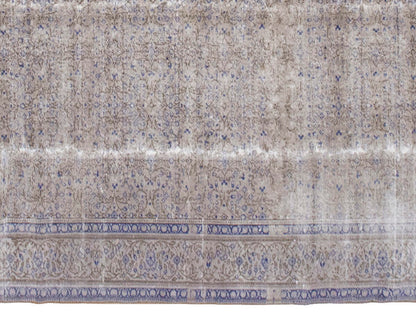 Vintage Large Rug, Oushak Area Rug, 7'7" x 11'8" feet 230 x 355 cm