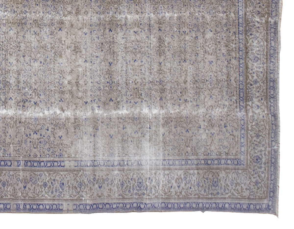 Vintage Large Rug, Oushak Area Rug, 7'7" x 11'8" feet 230 x 355 cm