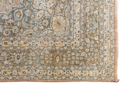 Vintage Large Rug, Oushak Area Rug, 8'3" x 10'6" feet 252 x 320 cm