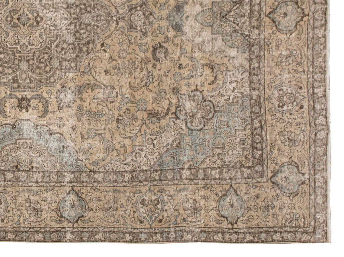Vintage Large Rug, Oushak Area Rug, 9'4" x 12'11" feet 285 x 394 cm