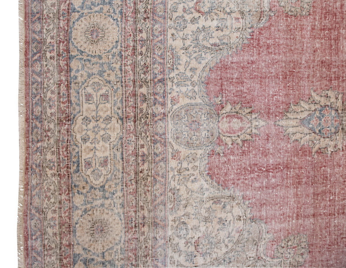 Vintage Large Rug, Oushak Area Rug 10'9" x 13'3" feet 328 x 405 cm