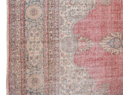 Vintage Large Rug, Oushak Area Rug 10'9" x 13'3" feet 328 x 405 cm