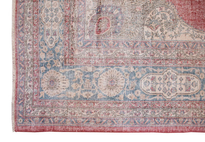 Vintage Large Rug, Oushak Area Rug 10'9" x 13'3" feet 328 x 405 cm