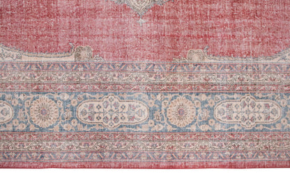 Vintage Large Rug, Oushak Area Rug 10'9" x 13'3" feet 328 x 405 cm