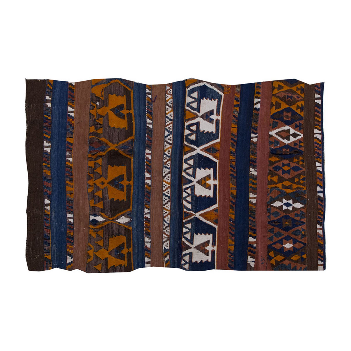 Vintage Large Rug,Kurdish Rug 3" x 5" feet 90 x 150 cm