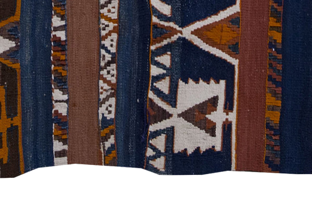 Vintage Large Rug,Kurdish Rug 3" x 5" feet 90 x 150 cm