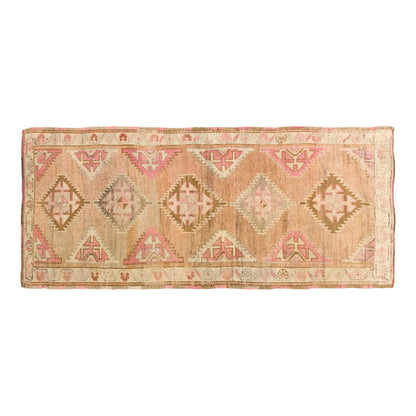Vintage Large Rug, Oushak Area Rug 4'1" x 9' feet 125 x 275 cm