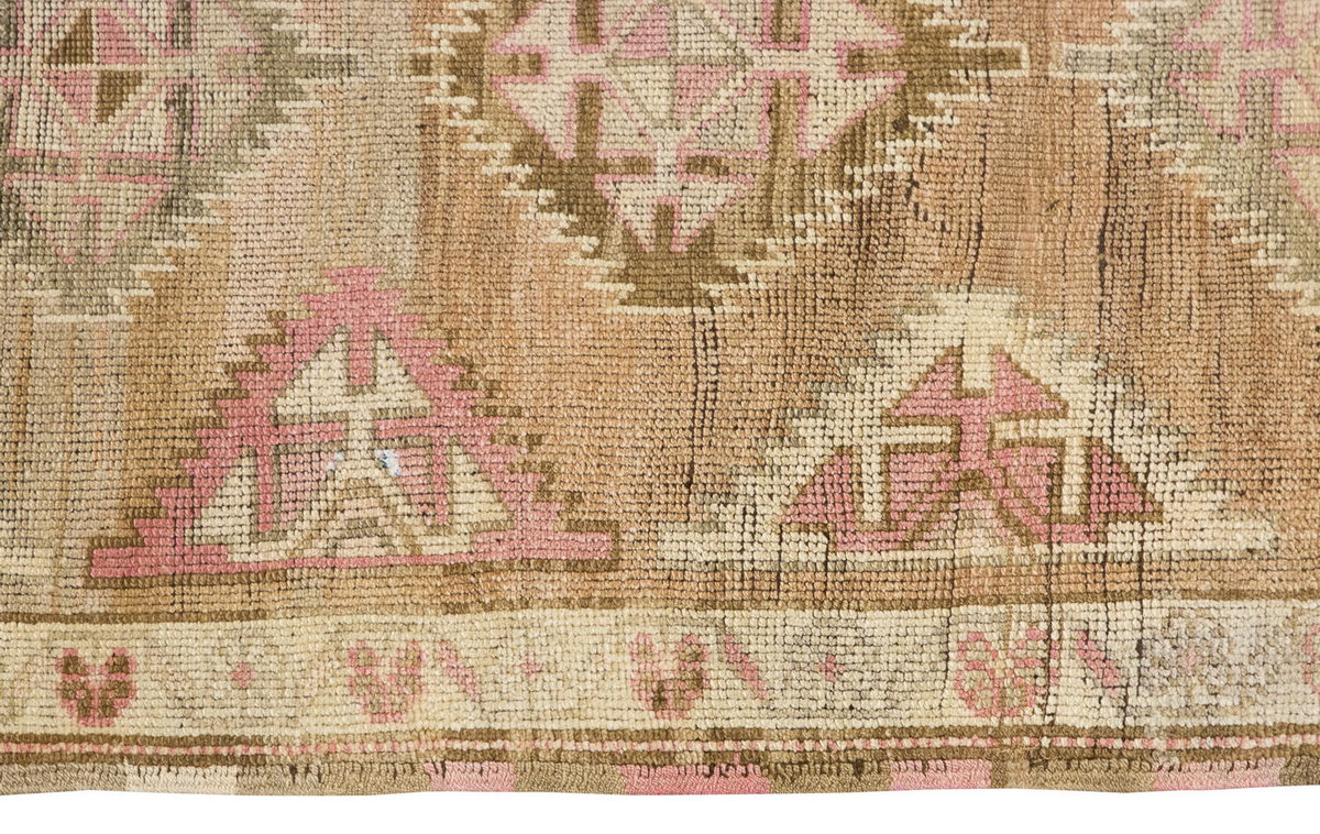 Vintage Large Rug, Oushak Area Rug 4'1" x 9' feet 125 x 275 cm
