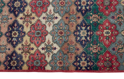 Vintage Large Rug, Oushak Area Rug 4'10" x 8'5" feet 148 x 256 cm