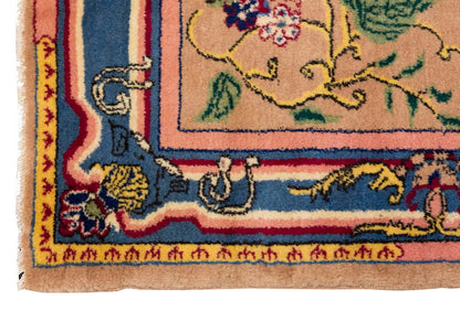 Vintage Large Rug, Oushak Area Rug 4'10 x 8'6 feet 148 x 260 cm