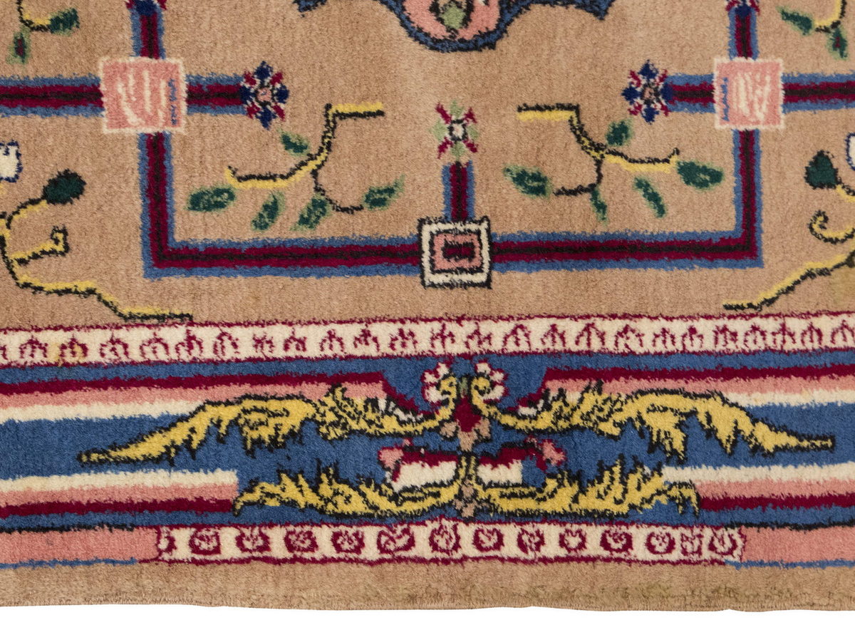 Vintage Large Rug, Oushak Area Rug 4'10 x 8'6 feet 148 x 260 cm