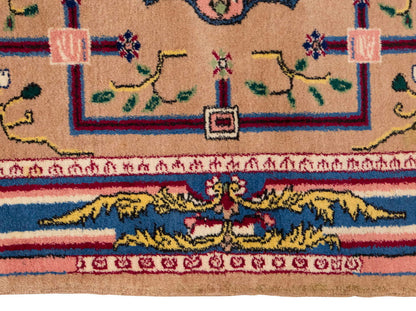 Vintage Large Rug, Oushak Area Rug 4'10 x 8'6 feet 148 x 260 cm