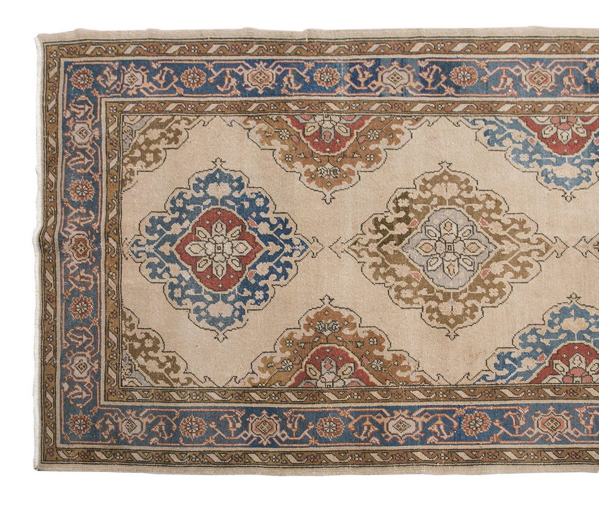 Vintage Large Rug, Oushak Area Rug 4'11" x 12'10" feet 150 x 390 cm