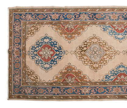 Vintage Large Rug, Oushak Area Rug 4'11" x 12'10" feet 150 x 390 cm