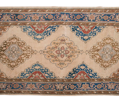Vintage Large Rug, Oushak Area Rug 4'11" x 12'10" feet 150 x 390 cm