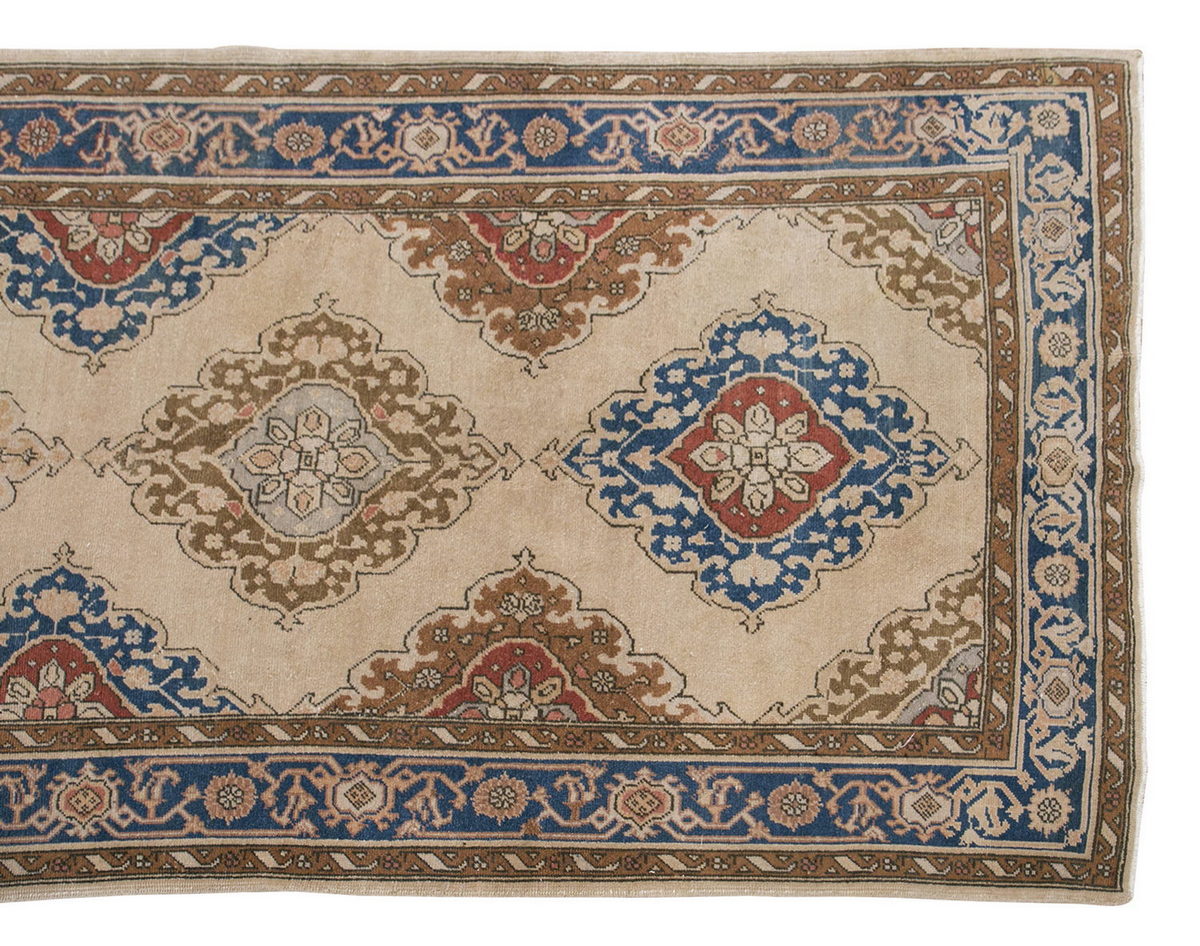 Vintage Large Rug, Oushak Area Rug 4'11" x 12'10" feet 150 x 390 cm