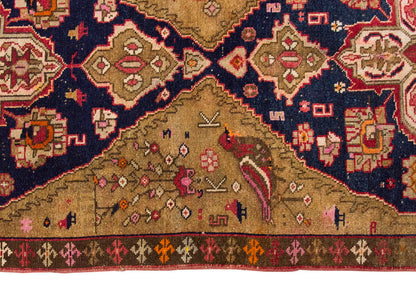 Vintage Large Rug, Oushak Area Rug 4'11" x 12'7" feet 150 x 383 cm