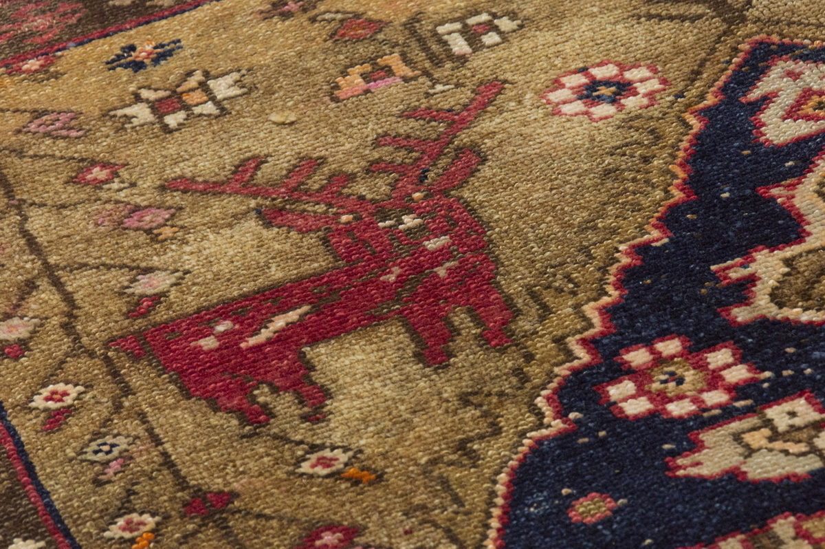 Vintage Large Rug, Oushak Area Rug 4'11" x 12'7" feet 150 x 383 cm