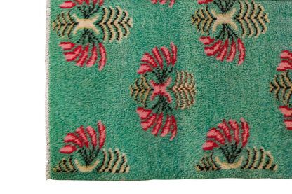 Vintage Large Rug, Oushak Area Rug 4'11 x 7'9 feet 150 x 235 cm