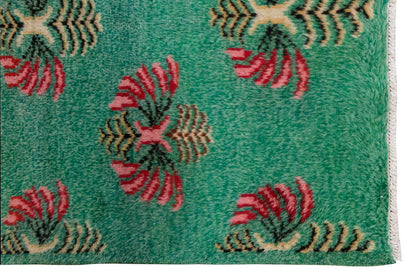 Vintage Large Rug, Oushak Area Rug 4'11 x 7'9 feet 150 x 235 cm