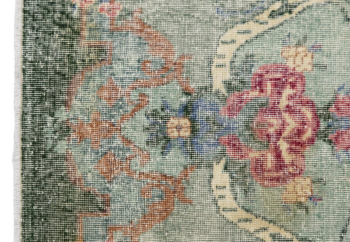 Vintage Large Rug, Oushak Area Rug 4'11 x 8'3 feet 151 x 252 cm