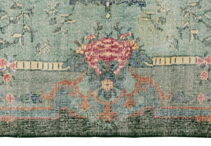 Vintage Large Rug, Oushak Area Rug 4'11 x 8'3 feet 151 x 252 cm