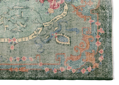 Vintage Large Rug, Oushak Area Rug 4'11 x 8'3 feet 151 x 252 cm