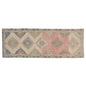 Vintage Large Rug, Oushak Runner Rug 4'4" x 12'6" feet 133 x 380 cm