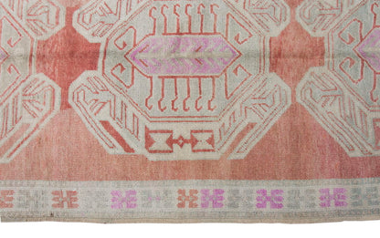 Vintage Large Rug, Oushak RunnerRug 4'8" x 12'6" feet 141 x 382 cm