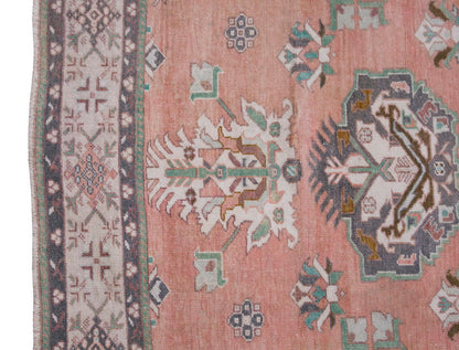 Vintage Large Rug, Oushak Area Rug 4'8" x 6'10" feet 142 x 208 cm