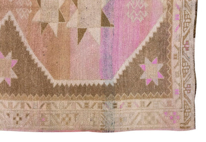 Vintage Large Rug, Oushak Area Rug 4'9 x 11'4 feet 145 x 345 cm