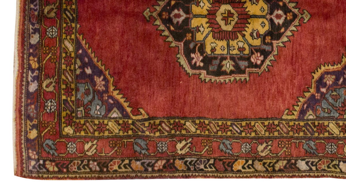 Vintage Large Rug, Oushak Area Rug 4'9 x 9'8 feet 145 x 295 cm