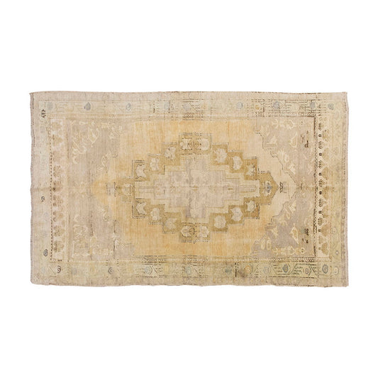 Vintage Large Rug, Oushak Area Rug 5' x 8'5 feet 152 x 256 cm
