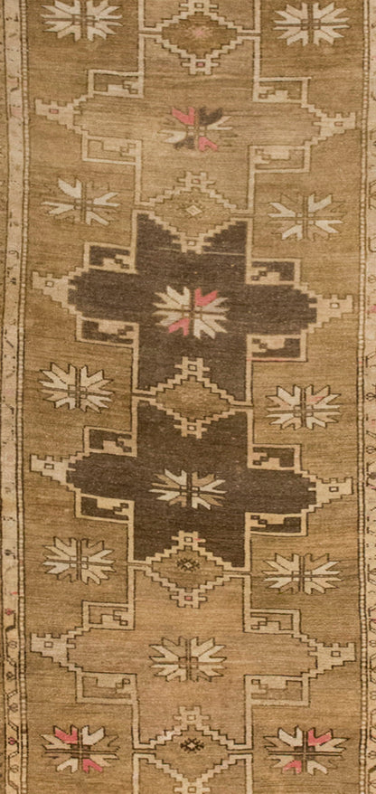 Vintage Large Rug, Oushak Area Rug 5'1" x 12'10" feet 155 x 390 cm