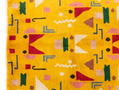 Vintage Large Rug, Oushak Area Rug 5'1 x 8'6 feet 155 x 260 cm