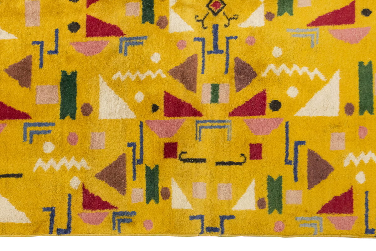 Vintage Large Rug, Oushak Area Rug 5'1 x 8'6 feet 155 x 260 cm