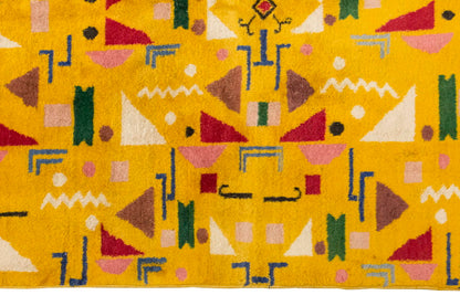 Vintage Large Rug, Oushak Area Rug 5'1 x 8'6 feet 155 x 260 cm