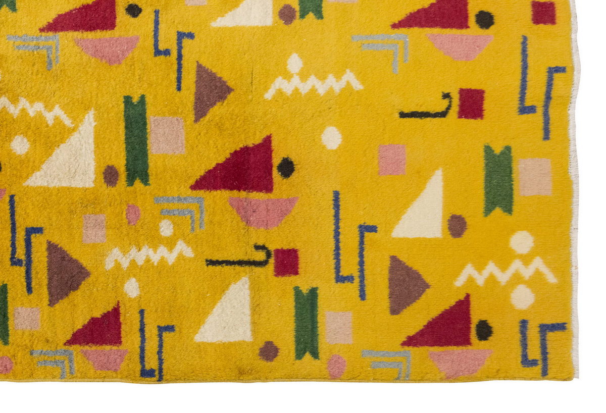 Vintage Large Rug, Oushak Area Rug 5'1 x 8'6 feet 155 x 260 cm