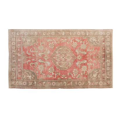 Vintage Large Rug, Oushak Area Rug 5'1 x 8'9 feet 155 x 267 cm