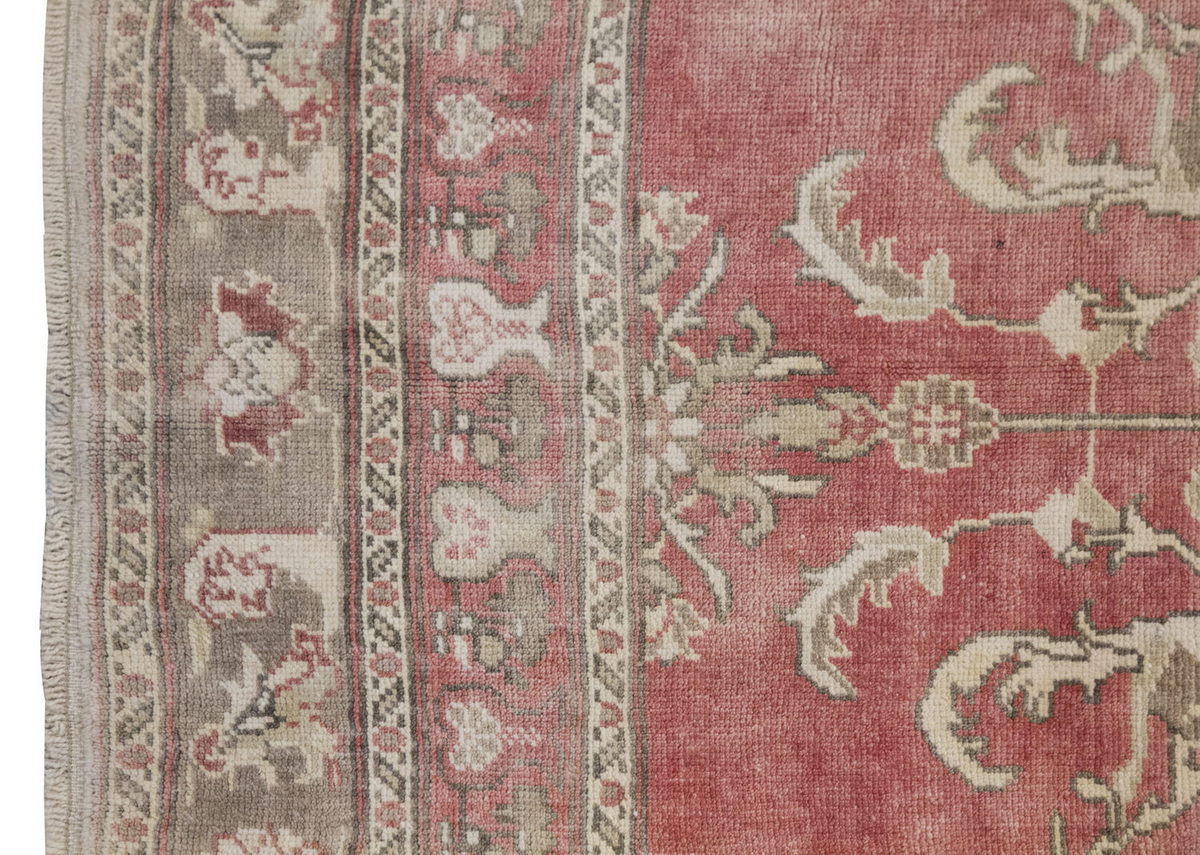 Vintage Large Rug, Oushak Area Rug 5'1 x 8'9 feet 155 x 267 cm