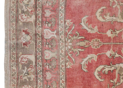 Vintage Large Rug, Oushak Area Rug 5'1 x 8'9 feet 155 x 267 cm