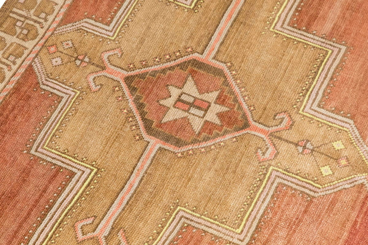 Vintage Large Rug, Oushak Area Rug 5'10" x 11'10" feet 177 x 360 cm