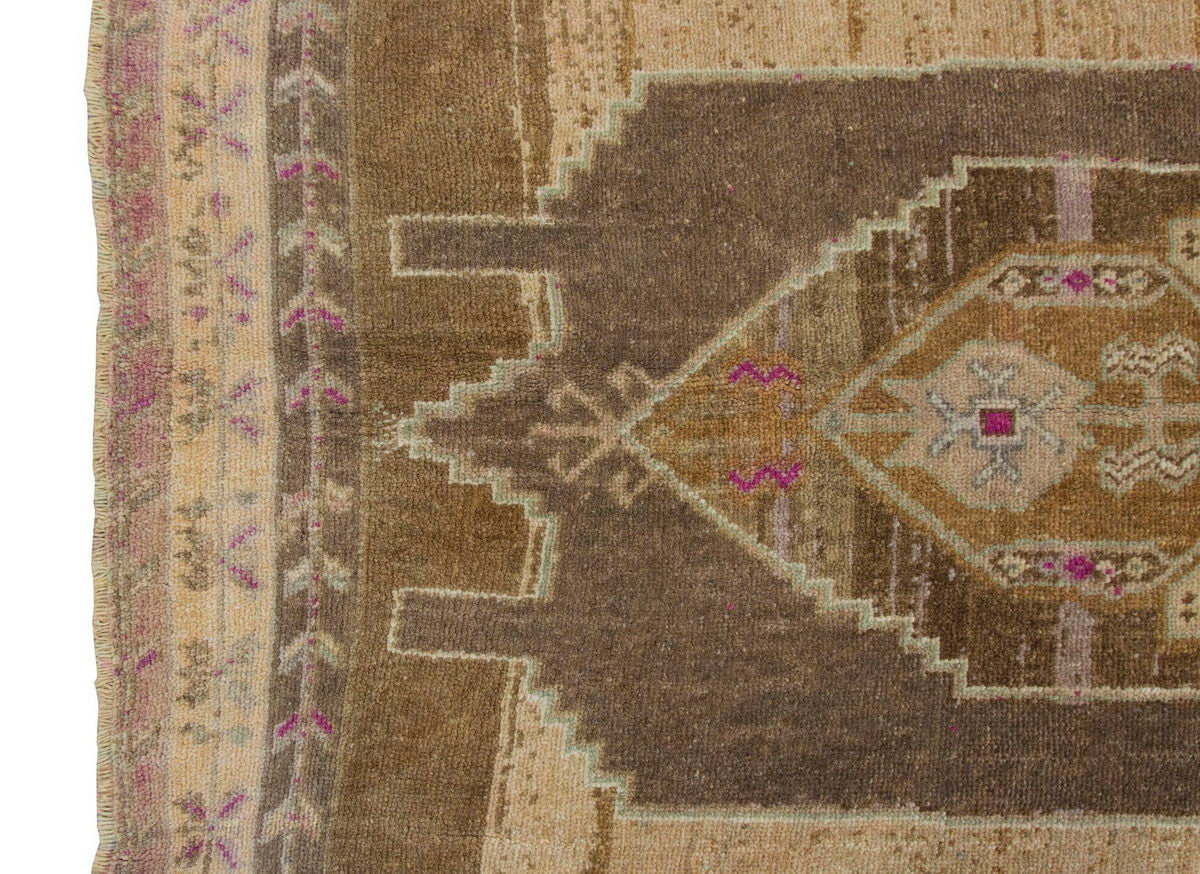 Vintage Large Rug, Oushak Area Rug 5'10" x 14'3" feet 177 x 435 cm