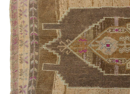Vintage Large Rug, Oushak Area Rug 5'10" x 14'3" feet 177 x 435 cm