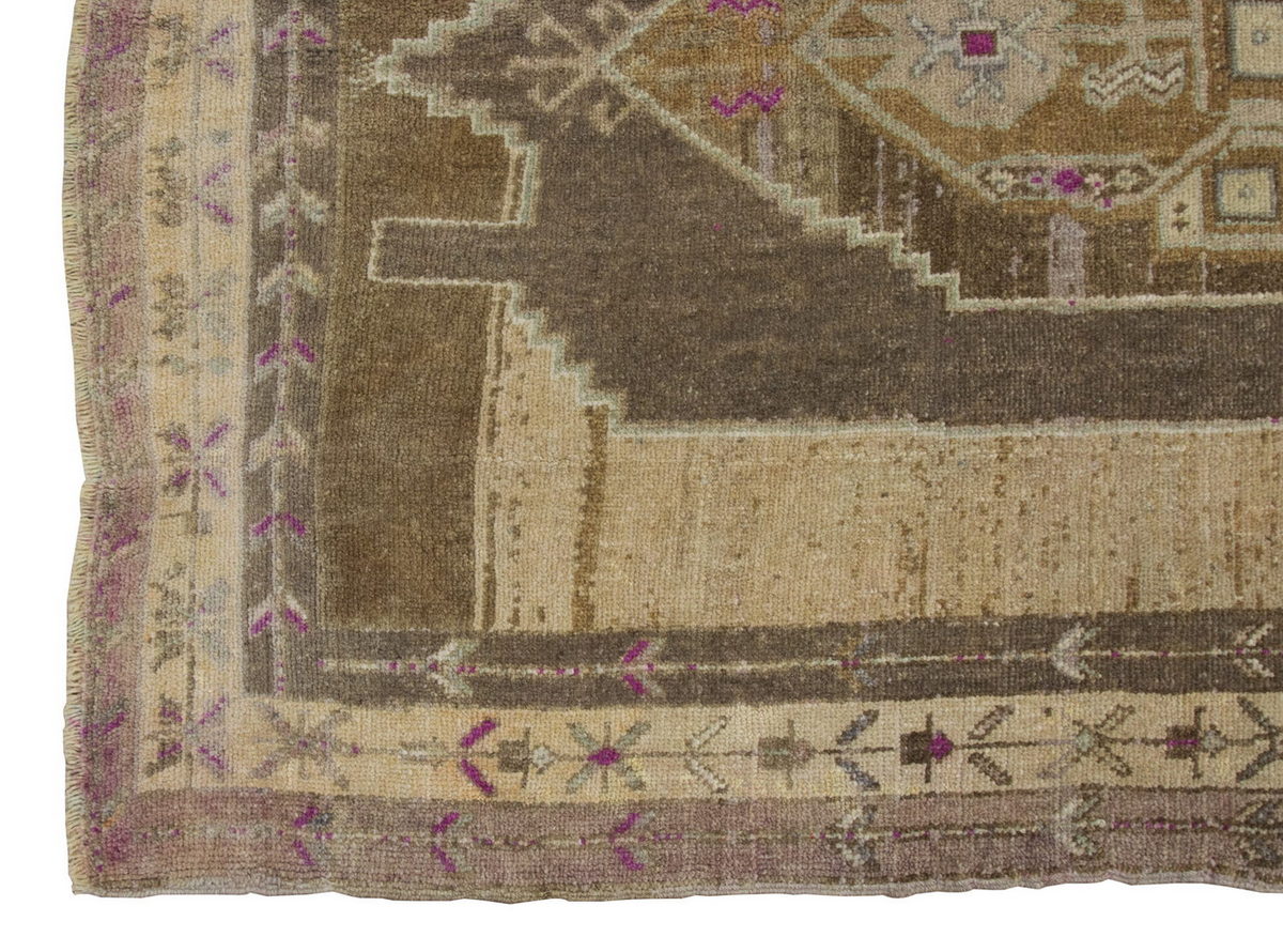 Vintage Large Rug, Oushak Area Rug 5'10" x 14'3" feet 177 x 435 cm