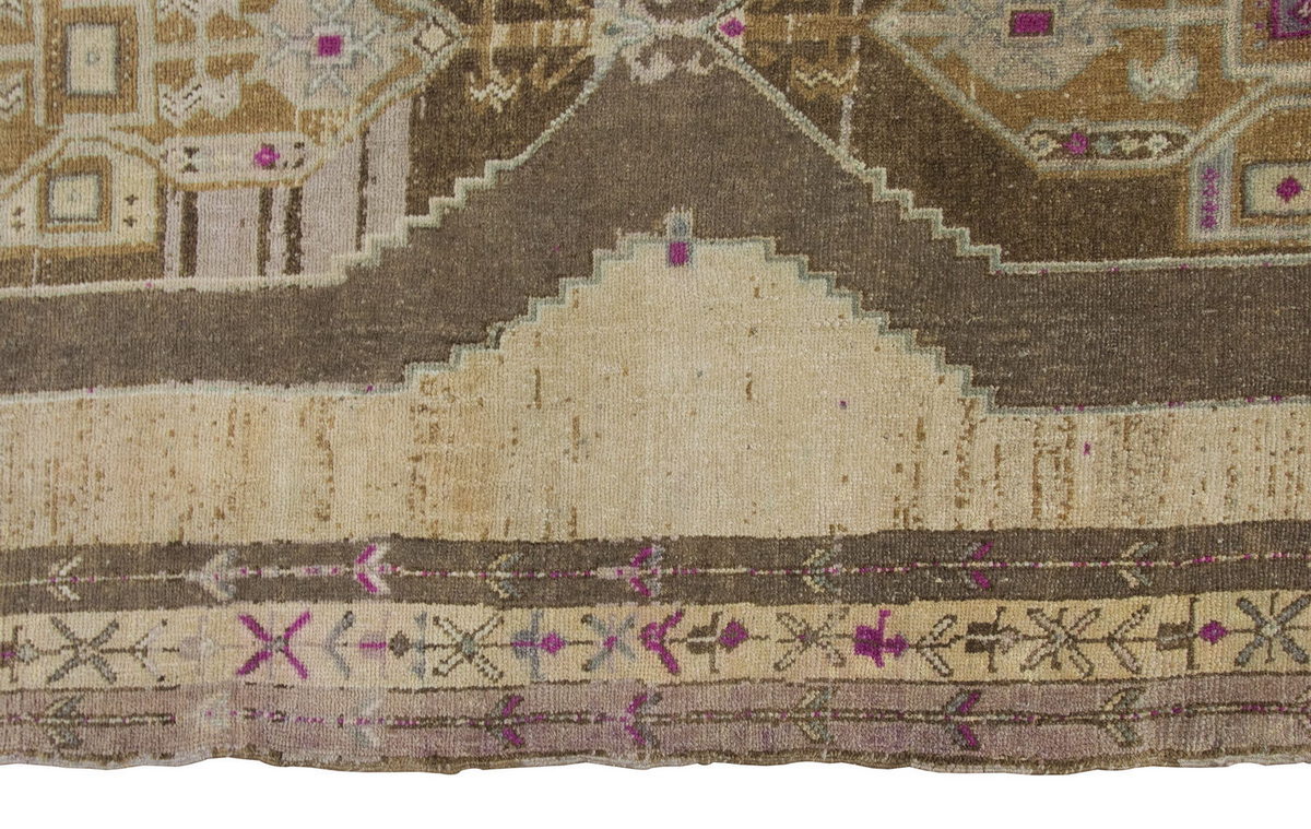 Vintage Large Rug, Oushak Area Rug 5'10" x 14'3" feet 177 x 435 cm